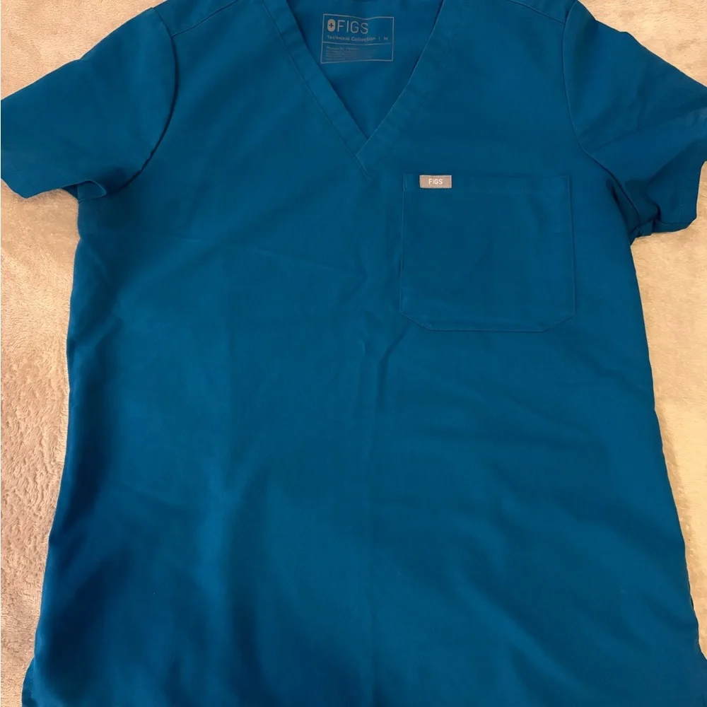 Figs Scrub Set - Alps Blue - Picture 3 of 7